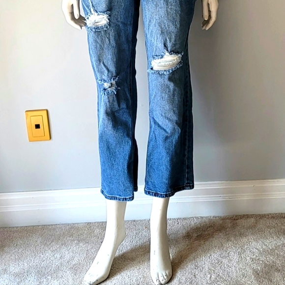 Refuge Distressed Long Overalls Size S - Picture 7 of 14